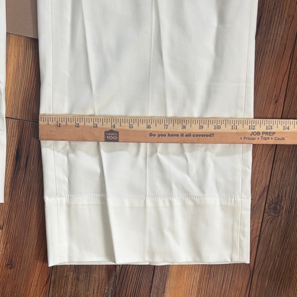 Banana Republic Cream Wide-Leg Pants Sz 14 - Picture 10 of 11